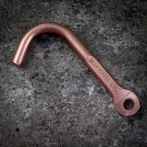 Solid Copper Touch Free Door Opener - Made in USA - Hands-free Hygienic Keychain Tool