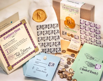 Tooth Fairy's DELUXE Kit with 20 Bronze Coins and more