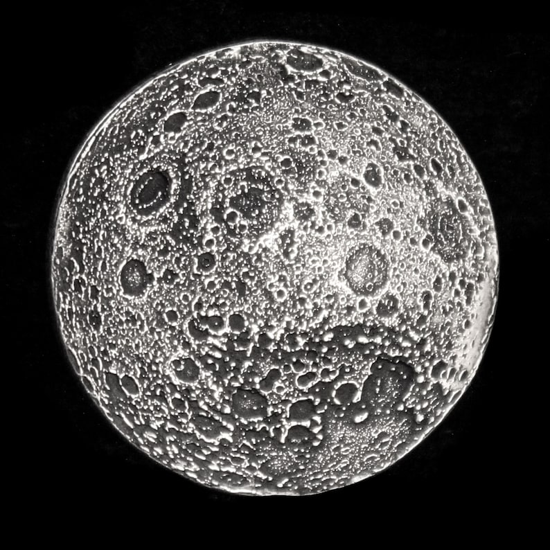 Silver Full Moon Coin 1 image 6