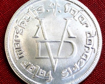 Silver Faceless Man Coin, Valar Morghulis, Licensed ASOIAF