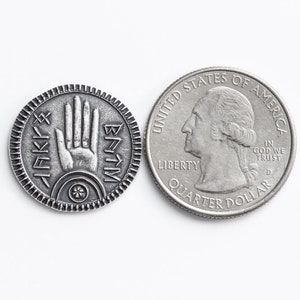 White Hand of SARUMAN Silver Coin image 5