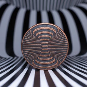 Optical Illusion Worry Coin