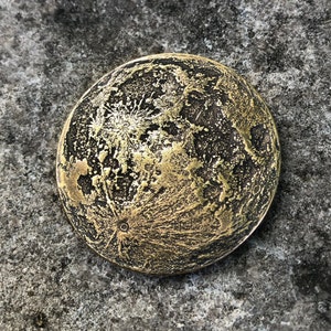 Brass Super Harvest Moon Coin - Large 1.5"