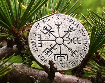 Pure Silver 1 Troy Ounce Vegvisir Wayfinder Thick Coin