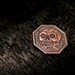 Memento Mori /Memento Vivere Copper Coin - Reminder Stoic Gift 