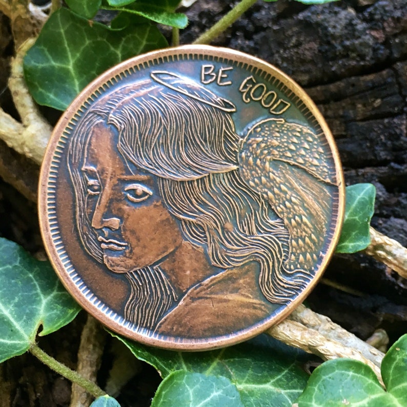 Be Good/Stay Evil Copper Decision Maker Coin image 5