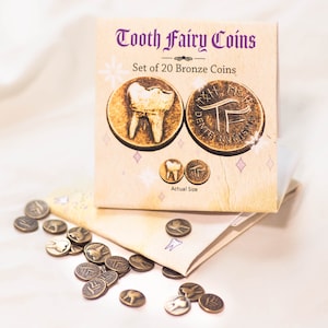 Tooth Fairy 20 Bronze Coins for Trading Teeth