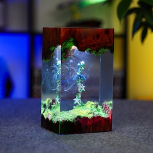 Zelda Master Sword Resin Lamp: TOTK Silent Princess Flower Decor