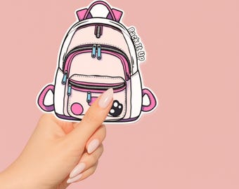 Kawaii Back-to-School Sticker Bundle: PNG Clipart (Digital Download
