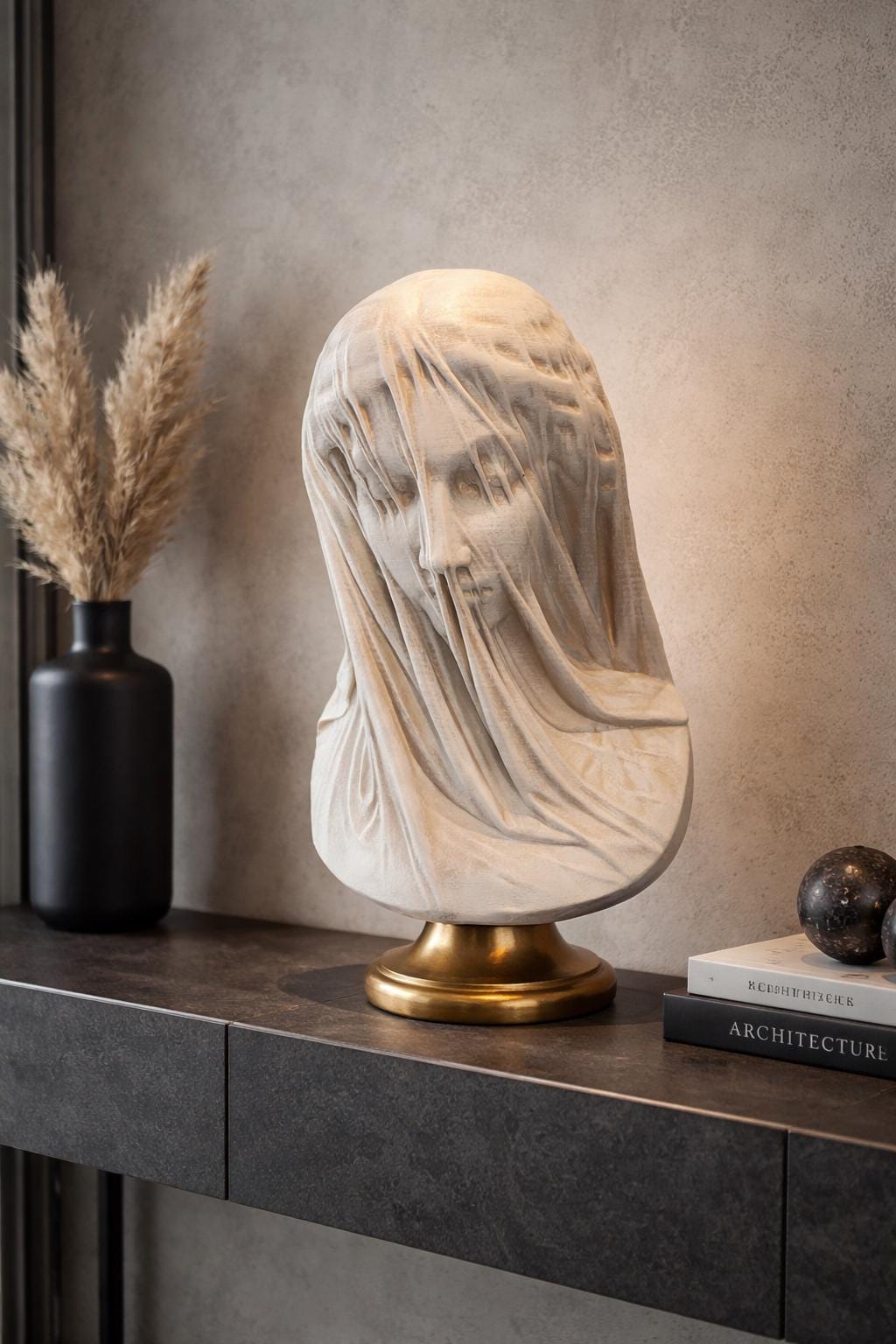 Veiled virgin statue - Etsy 日本