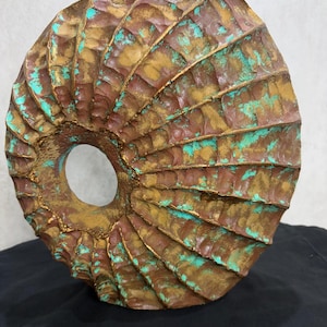 Coastal Decor, Shell Decor Gift, Handmade Flower Vase, Coastal Derocative, Modern Unique Coral Vase, Mother Days, Oyster Shell Vase,