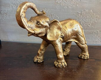 樹脂製象の像：風水インテリアのアクセント、幸運の贈り物