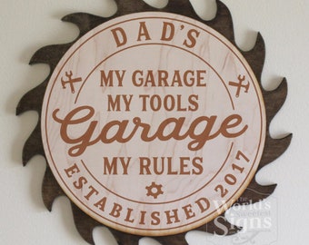 Garage Signs Etsy