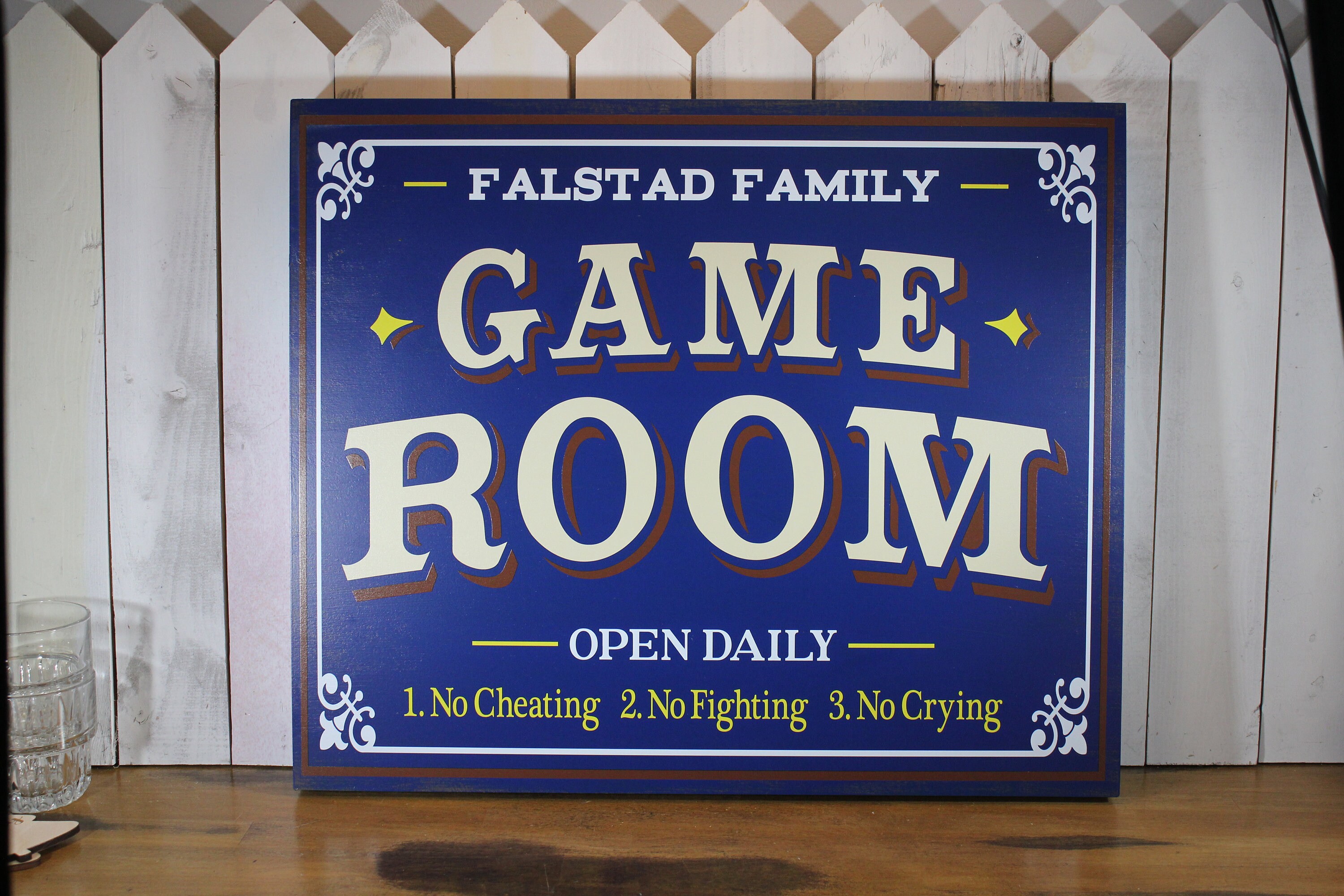 Game Room Sign/Personalized/Man Cave/Christmas Gift/YOU choose Etsy