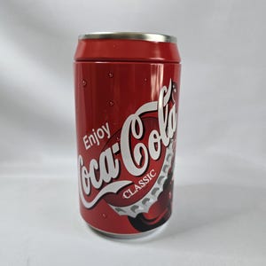 Vintage Metal Coca-Cola Tin Bank