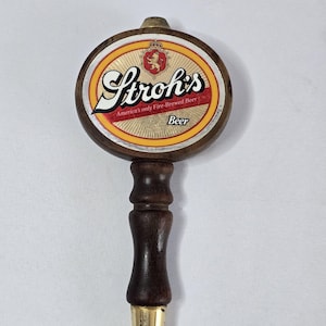 Vintage STROH&#39;s America&#39;s Only Fire-Brewed Beer Tap