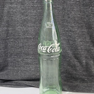 Vintage Green Glass Coca-Cola Bottles