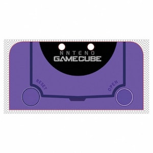 Purple Retro Cube New 3DS XL Case, Minimalist Hard Shell Cover for New 3DS LL, Classic Gaming Console Protector Gift