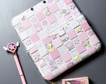 DIY Melody 3ds nds case full model series, anime cartoon handmade protective case