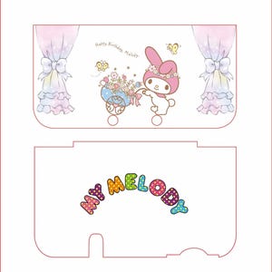 DIY Melody 3ds nds case full model series, anime cartoon handmade protective case
