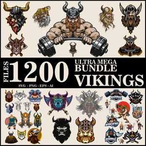 1200 Files Viking Bundle | Viking PNG | Viking Clipart | Nordic Symbols | Viking Logo Svg | Viking Tattoo Svg | Viking Skull Svg| Viking Svg