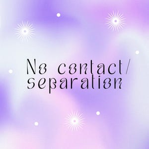 Lecture de tarot sans contact/séparation