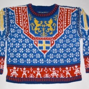 Knitting Pattern Swedish Shield Four Years