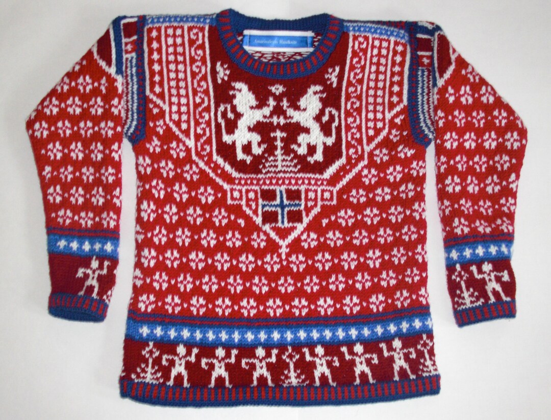 Knitting Pattern: Norway Shield Size Seven Years - Etsy