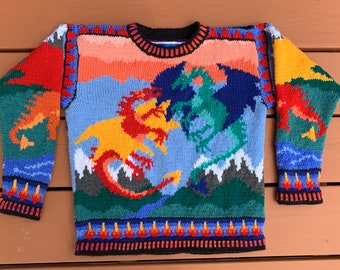 Dragons Five Year Sweater
