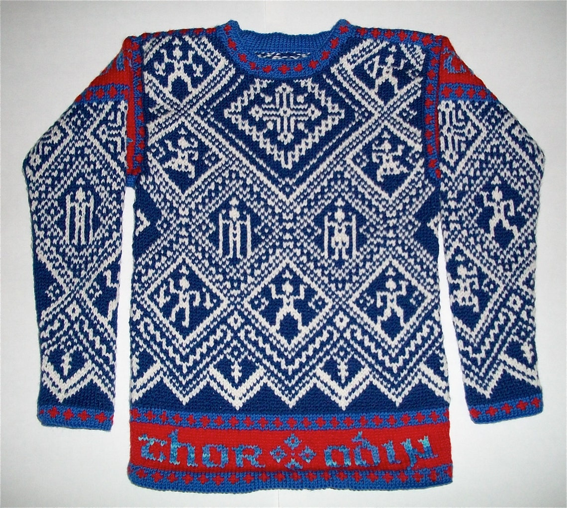 Knitting Pattern: Norse Myths Nine Years - Etsy