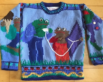 Strickanleitung: Fünf Jahre Frosch und Kröte