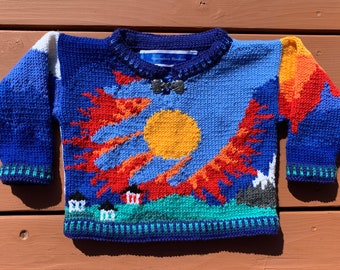 Sun and Moon One Year Sweater