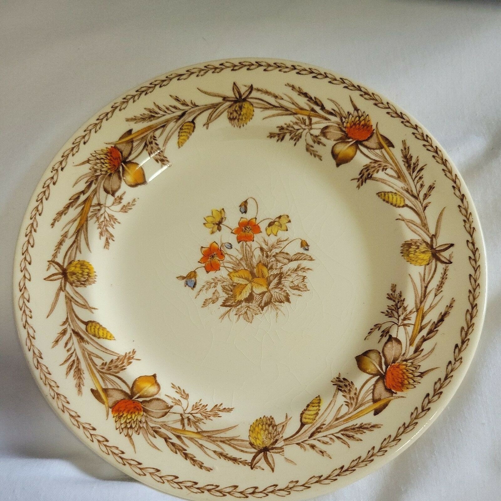 Vintage Victorian Johnson Brothers Old English Clover Bread Butter