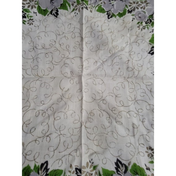 Handkerchief Scallop Hem Yellow White Lavender Gr… - image 4