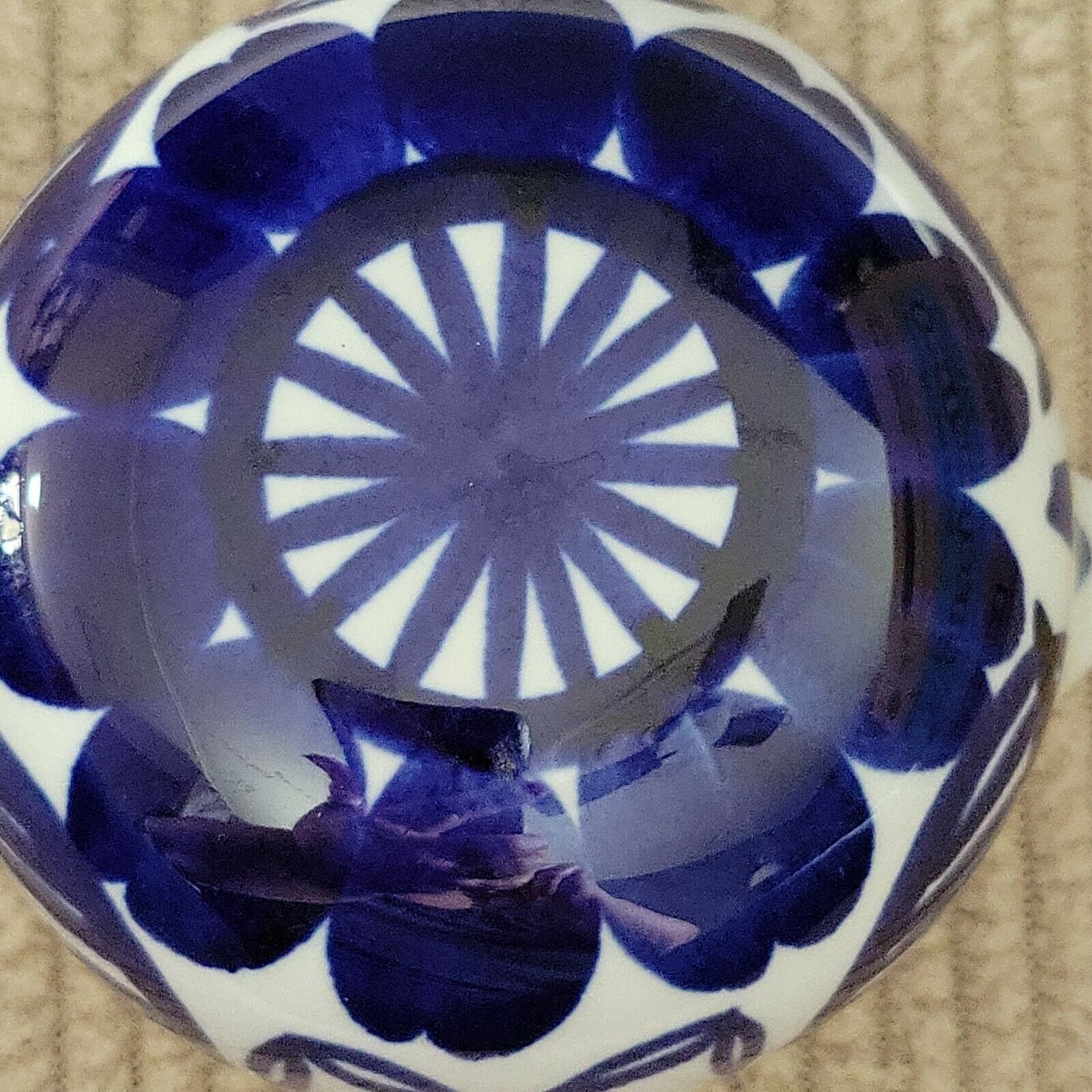 Vintage Gunvor Olin Gronqvist Arabia Finland Ceramic Dbl Pour Bowl