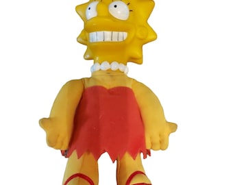 1990 20th Century Fox Vintage Lisa Simpson Vinyl Doll the Simpsons