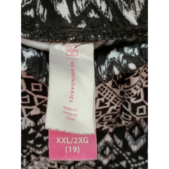 Buy NWT No Boundaries Juniors Size XXL19 Black Tribal Print Leggings 29  Inseam Online in India 