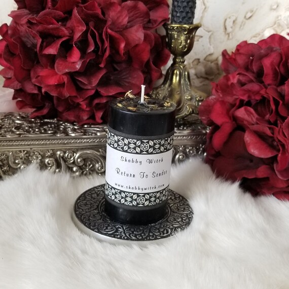 Return to Sender Pillar Candle Ritual Candle Spell Candle Etsy