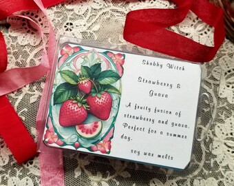 Strawberry Guava Soy Melts, Scented Wax Melts