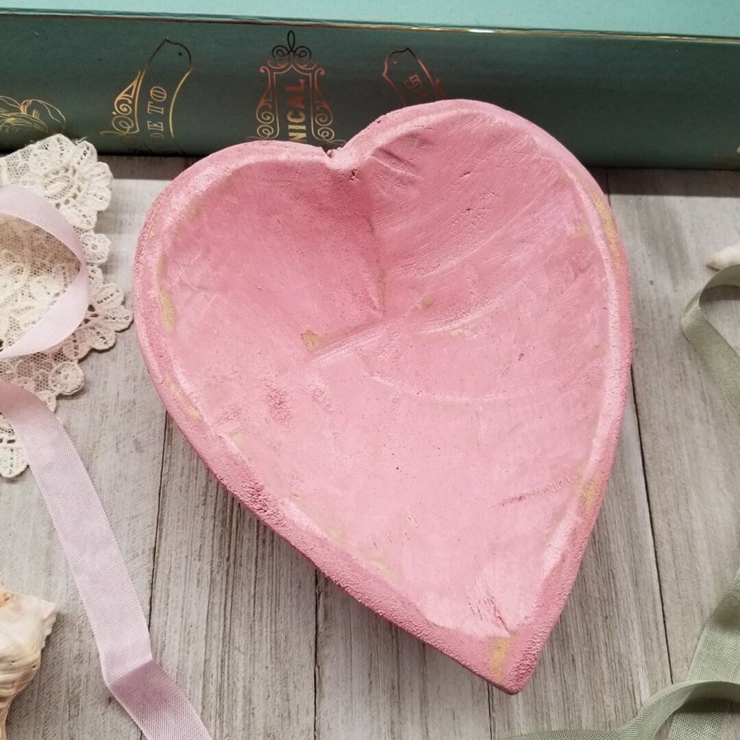 Pink Heart Potpourri Bowl Etsy