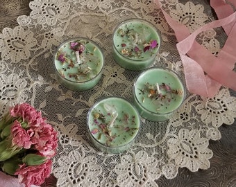 4 Goddess Freya Tea Lights, Soy Tealights, Soy wax