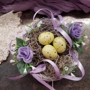 Birds Nest, Table Top Decor, Cottage Core, Spring, Mothers Day Gift