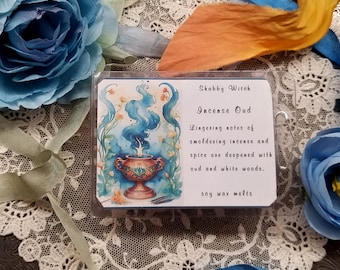 Incense Oud Soy Melts, Scented Wax