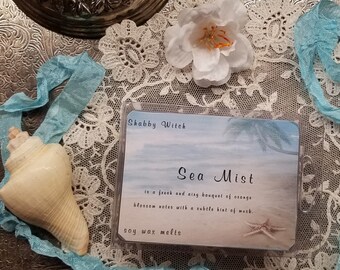 Sea Mist Soy Melts, Scented Wax