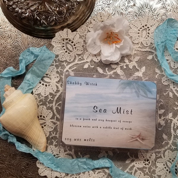 Sea Mist Soy Melts, Scented Wax