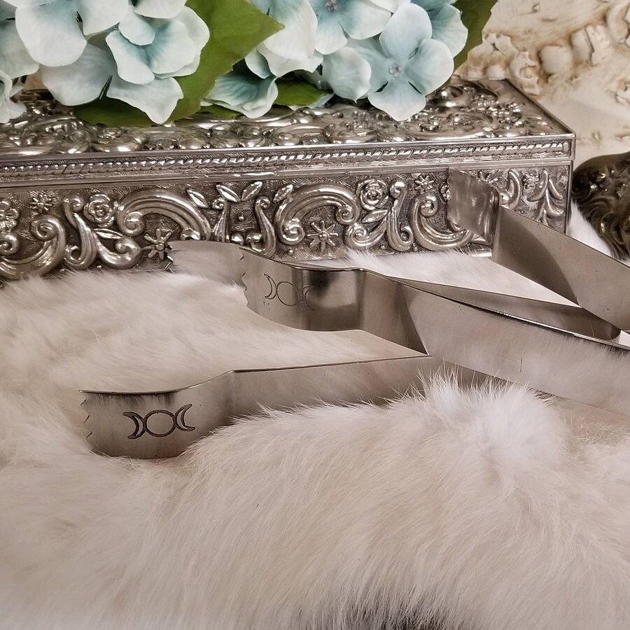You Choose Charcoal Tongs, Triple Moon Charcoal Tongs, Goddess Tongs,…