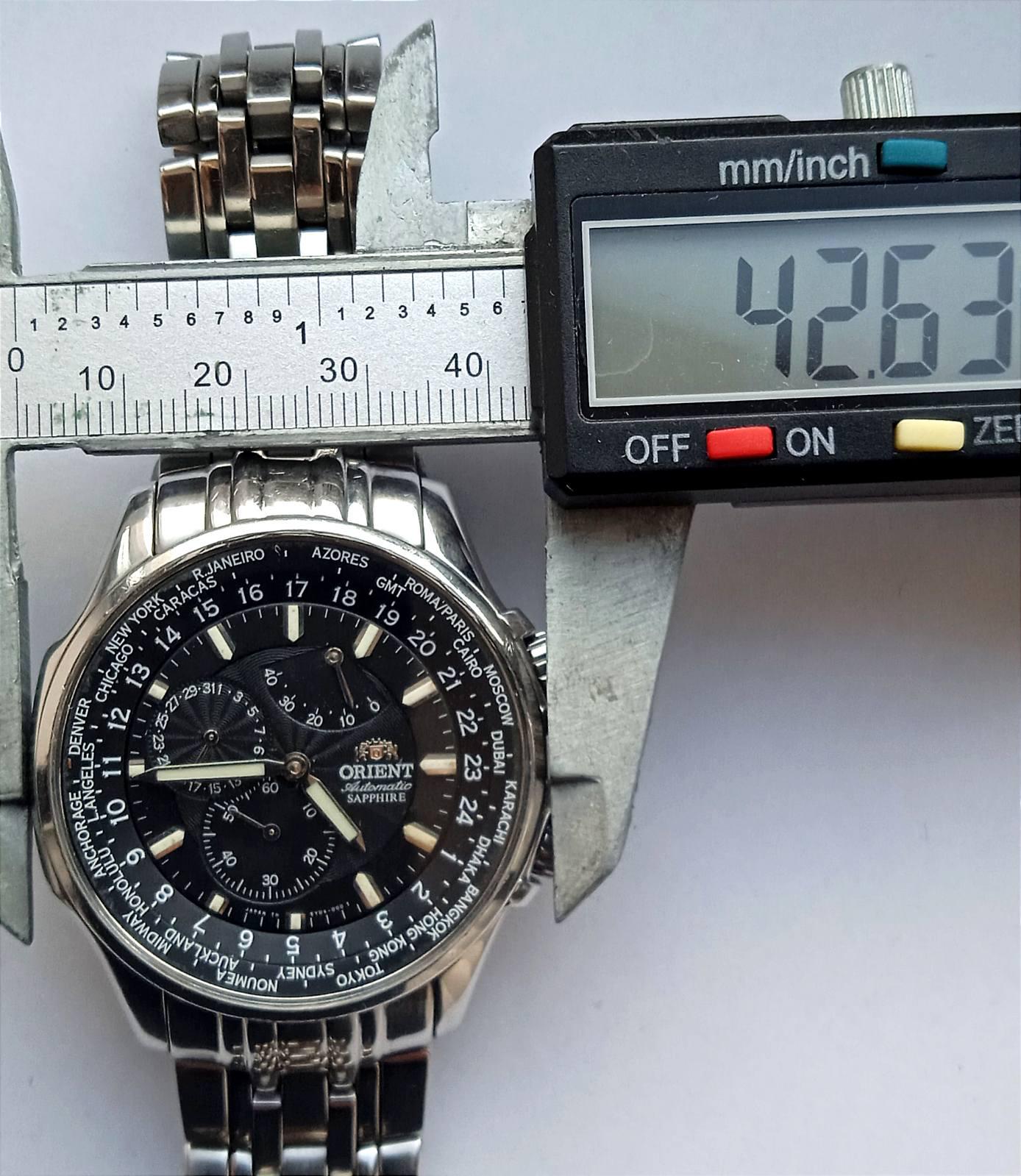 Watch Orient Executive World Time- Automatic Japan Watch CEY04002B