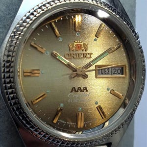 Orient Crystal Mens Mechanical Automatic Watch  AAA Japan Vintage