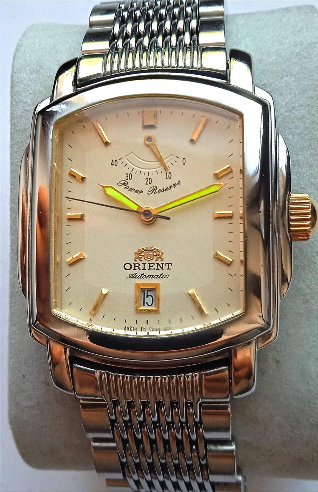 Orient Automatic Watch Power Reserve Stainless Steel Mens - Etsy