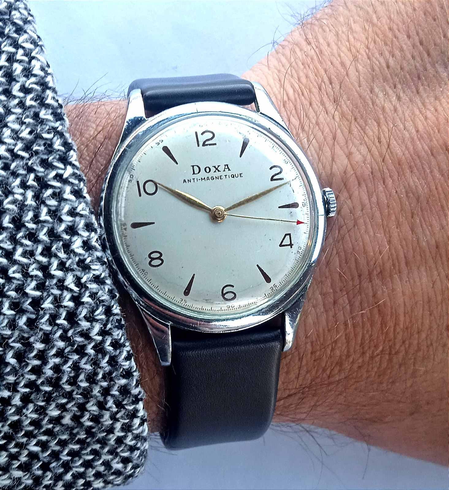 DOXA SWISS MADE 1970年代 手巻き ETA DOXA 手巻き デッドストック 
